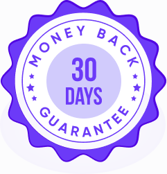 30 days back money back guarantee