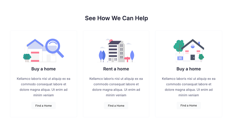 dRealEstate – How We Can Help Section
